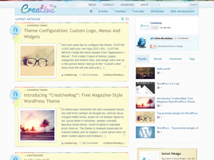 CreativeMag Free WordPress Blog Theme