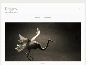 Origami Blogging WordPress Theme