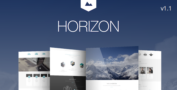Horizon - Creative One Page Multi-Purpose Theme