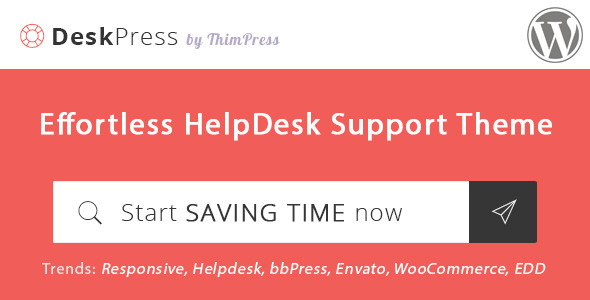 DeskPress - Effortless Helpdesk Support WordPress Theme