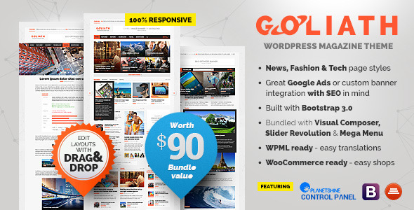 GOLIATH - Ads Optimized News & Reviews Magazine Theme