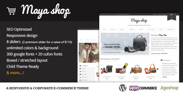 MayaShop - Flexible Responsive e-Commerce Theme