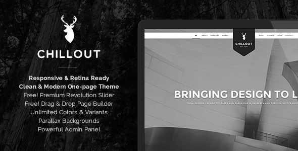 Chillout - Parallax One-Page WordPress Theme