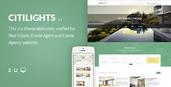 CitiLights - Premium Real Estate WordPress Theme