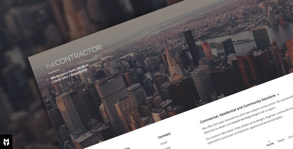 The Contractor - Construction Company WP Theme
