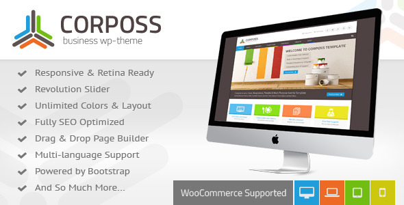 Corposs - Responsive Business WordPress Theme