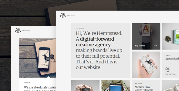 Hempstead - Responsive WordPress Portfolio Theme