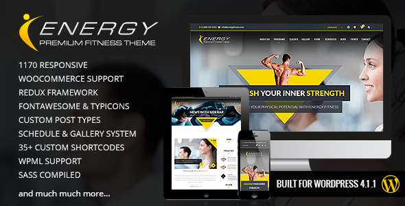 Health and Fitness WordPress Themes