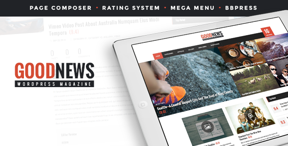 GoodNews - The News, Magazine and Blog Theme