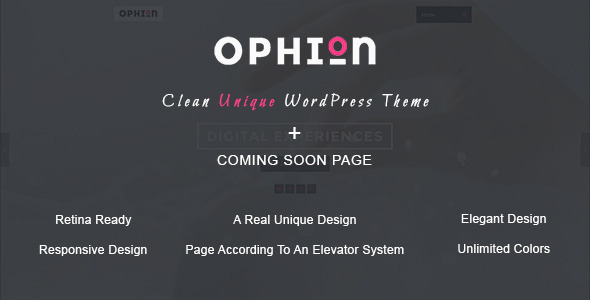 Ophion - Clean WordPress Theme