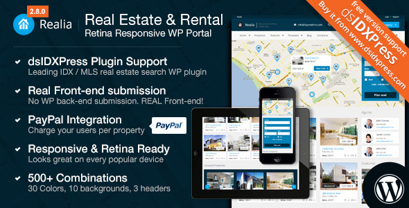 Real Estate Agency WordPress Themes