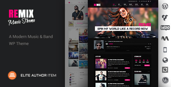 WordPress Music and Band Themes