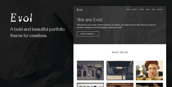 Evol - Agency & Freelance Portfolio Theme
