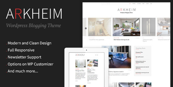Arkheim - WordPress Blog Theme