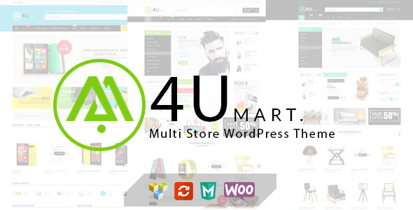 M4U - Multi Store Responsive WordPress Theme