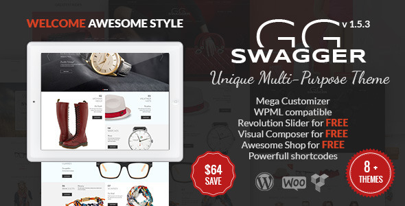 Swagger - Unique Multi-Purpose WordPress Theme