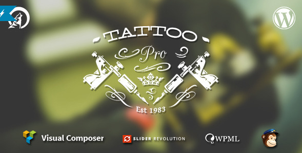 Tattoo Pro - Your Tattoo Shop WordPress Theme