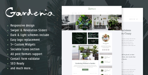 Gardenia - WordPress Personal Blog Theme