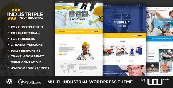 Industriple - Multi Industrial WordPress Theme