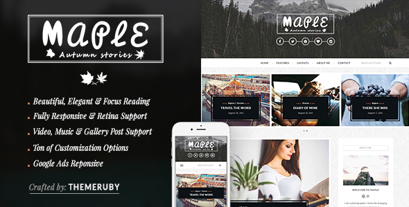 Maple - Responsive WordPress Blog Theme