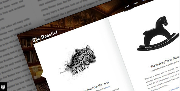 The Novelist - Responsive WP Theme for Writers