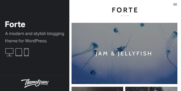 Forte - Stylish WordPress Theme for Writers