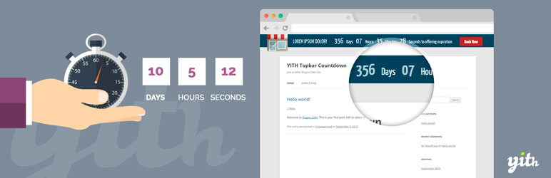 YITH Topbar Countdown - Countdown WordPress Plugins